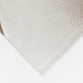 Luxe klassieke lederen textuur, oude roos kleur fleece deken (Hoek)