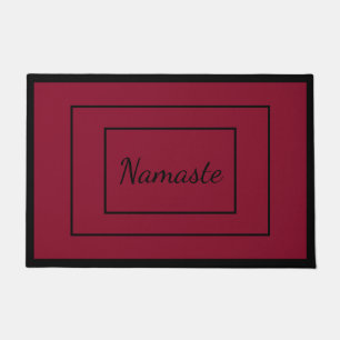 Luxe klepklep, Spiritueel citaat, rood groot Deurmat
