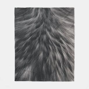Luxe kleuren afdrukken zwart grijze muizen  fleece deken