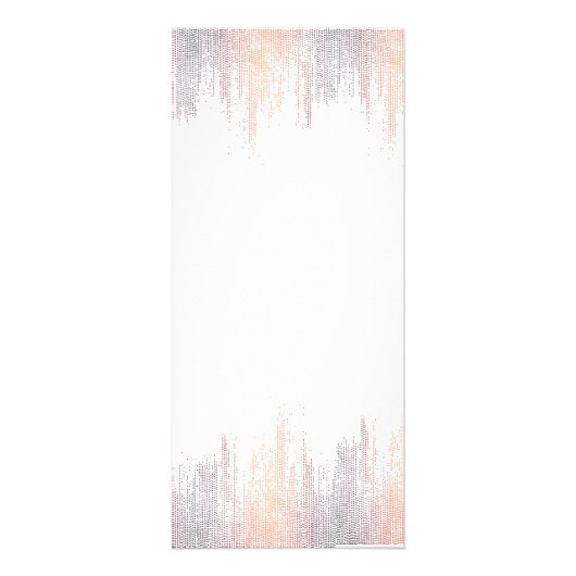 Luxe kleurrijke Confetti regenpatroon Reclamekaart (Achterkant)