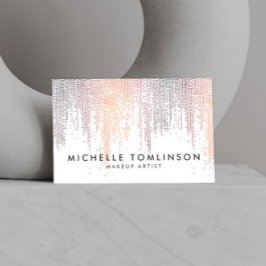 Luxe kleurrijke Confetti regenpatroon Visitekaartje