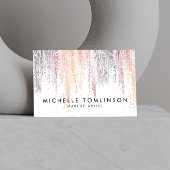 Luxe kleurrijke Confetti regenpatroon Visitekaartje