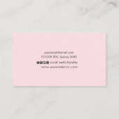 Luxe kleurrijke Paint Swirl visitekaartje (Achterkant)