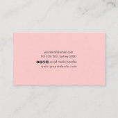 Luxe kleurrijke Paint Swirl visitekaartje (Achterkant)