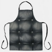 Luxe knooplederen textuur schort (Voorkant)