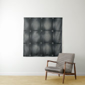 Luxe knooplederen textuur wandkleed (In Situ (horizontaal))