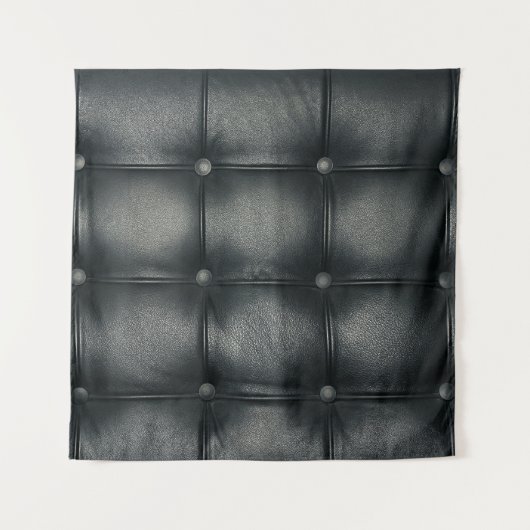 Luxe knooplederen textuur wandkleed (Voorkant)