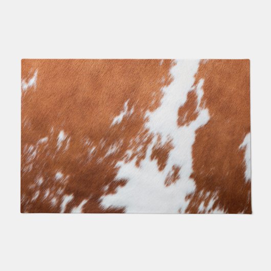 Luxe Koeienhuid Animal Skin Print Deurmat (Voorkant)