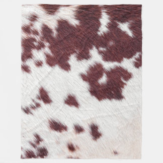 Luxe Koeienhuid Animal Skin Print Fleece Deken