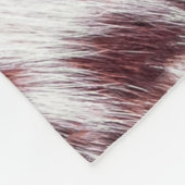 Luxe Koeienhuid Animal Skin Print Fleece Deken (Hoek)