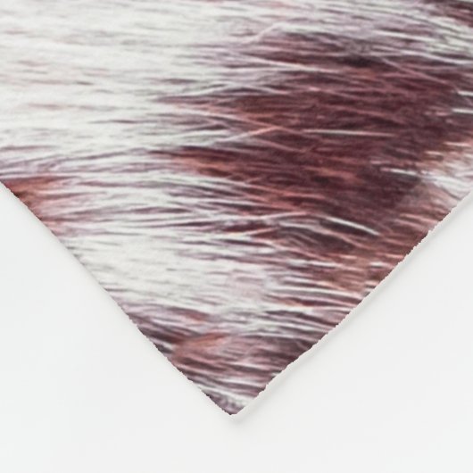 Luxe Koeienhuid Animal Skin Print Fleece Deken (Hoek)