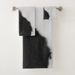 Luxe Koeienhuid Animal Skin Print Sierkussen Bad Handdoek