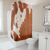 Luxe Koeienhuid Animal Skin Print Sierkussen Douchegordijn (In situ)