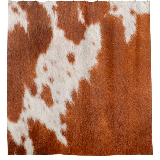 Luxe Koeienhuid Animal Skin Print Sierkussen Douchegordijn (Voorkant)
