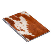 Luxe Koeienhuid Animal Skin Print Sierkussen Notitieboek (Rechterzijde)