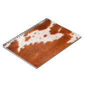 Luxe Koeienhuid Animal Skin Print Sierkussen Notitieboek (Linkerzijde)