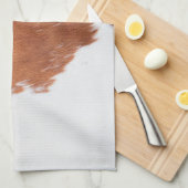 Luxe Koeienhuid Animal Skin Print Theedoek (Quarter Fold)