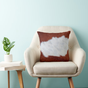 Luxe Koeienhuid — Dierenhuid afdrukken Kussen