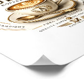 Luxe koffie muur kunstprint poster (Hoek)