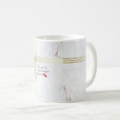 Luxe koffiemok "Jij bent de mooiste Bles" (Voorkant rechts)