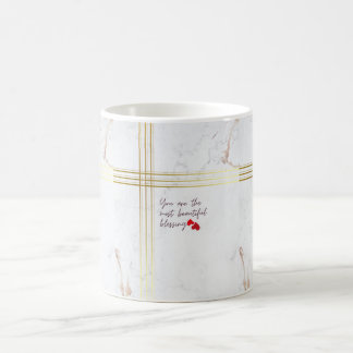 Luxe koffiemok "Jij bent de mooiste Bles"