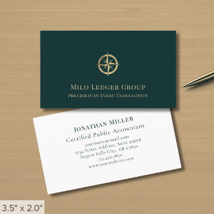 Luxe kompas Logo Visitekaartje