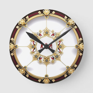 Luxe Koninklijke Stijl Huisdecoratie Ronde Klok