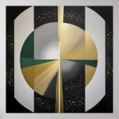 Luxe Kosmische Geometrie Poster (Voorkant)