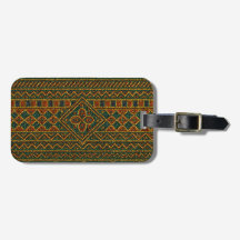 Luxe Kralen Kente Afrikaanse Bagage Labels
