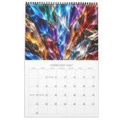 Luxe Kristal Diepte 3D 2027 Agenda Kalender (Feb 2027)