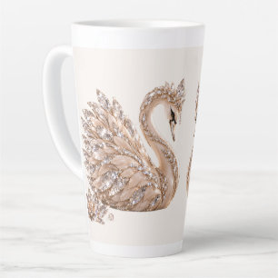 Luxe Kristallen Zwaan Latte Mok