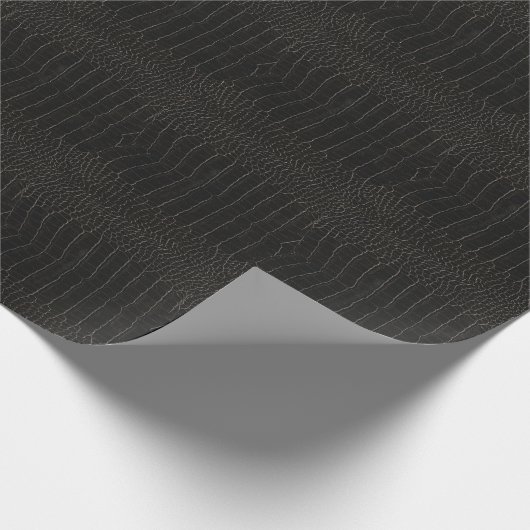 Luxe krokodillenleer: textieltextuur. cadeaupapier (Hoek)