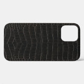 Luxe krokodillenleer: textieltextuur. Case-Mate iPhone case (Achterkant (horizontaal))