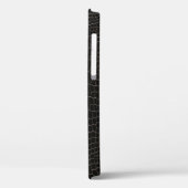Luxe krokodillenleer: textieltextuur. Case-Mate iPhone case (Achterkant / Links)