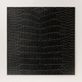 Luxe krokodillenleer: textieltextuur. legpuzzel (Horizontaal)