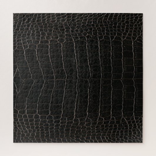 Luxe krokodillenleer: textieltextuur. legpuzzel (Verticaal)