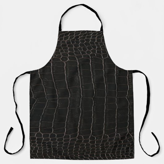 Luxe krokodillenleer: textieltextuur. schort (Voorkant)