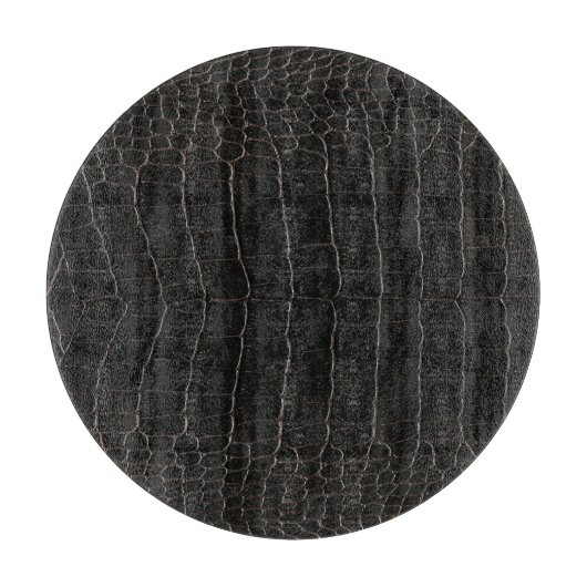 Luxe krokodillenleer: textieltextuur. snijplank (Voorkant)