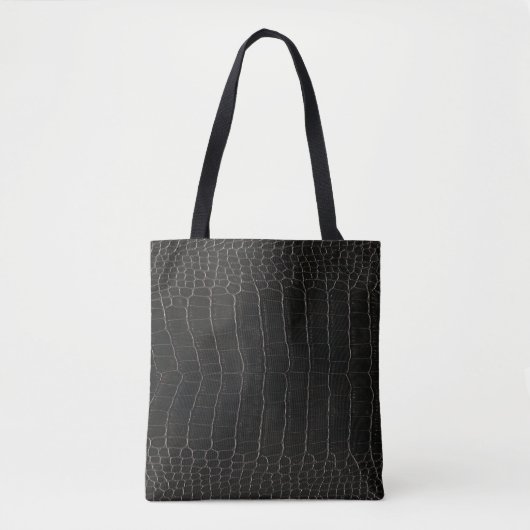 Luxe krokodillenleer: textieltextuur. tote bag (Voorkant)
