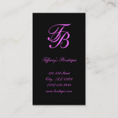 Luxe  Kroonluchter Boutique Visitekaartjes (Achterkant)