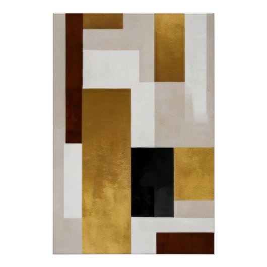 Luxe kubussen perfect poster (Voorkant)