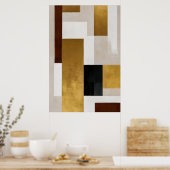 Luxe Kubussen Poster (Keuken)