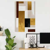 Luxe Kubussen Poster (Thuiskantoor)