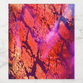 Luxe kunst geïnspireerd door Aurora Wijn Etiket (Enkel label)