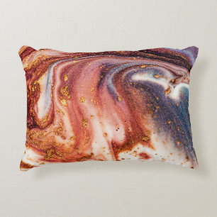 Luxe kunst in oostelijke stijl. Goudzwijn Accent Kussen