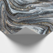 Luxe kunst in oostelijke stijl. Goudzwijn Cadeaupapier (Hoek)