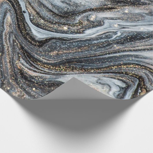 Luxe kunst in oostelijke stijl. Goudzwijn Cadeaupapier (Hoek)