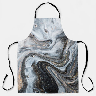 Luxe kunst in oostelijke stijl. Goudzwijn Schort