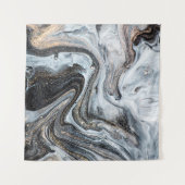 Luxe kunst in oostelijke stijl. Goudzwijn Wandkleed (Voorkant (horizontaal))