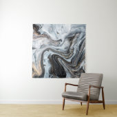 Luxe kunst in oostelijke stijl. Goudzwijn Wandkleed (In situ)